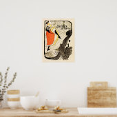 JANE AVRIL Jardin de Paris Henri Toulouse Lautrec ポスター (キッチン)