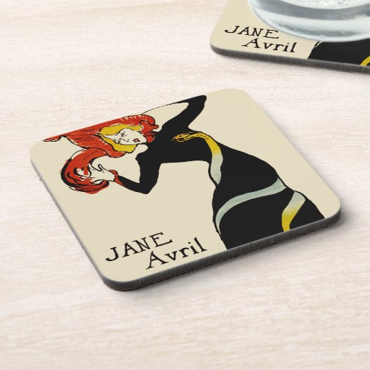 Jane Avril LAUTREC REDUX Edition コースター (左側)