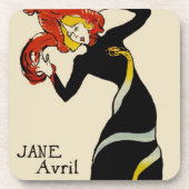 Jane Avril LAUTREC REDUX Edition コースター (正面)
