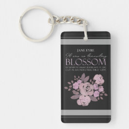 Jane Eyre – 一時的な花なし – バラブラック キーホルダー