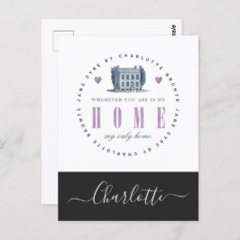 Jane Eyre – 私の唯一のホーム – 名前を追加 ポストカード