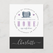 Jane Eyre – 私の唯一のホーム – 名前を追加 ポストカード (正面)