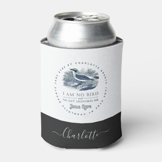 Jane Eyre – 私は鳥ではない – あなたの名前を追加 缶クーラー (缶正面)