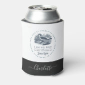 Jane Eyre – 私は鳥ではない – あなたの名前を追加 缶クーラー (缶裏面)
