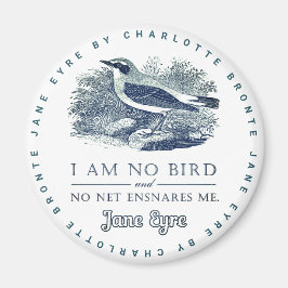 Jane Eyre – 私は鳥ではない – ヴィンテージ鳥 マグネット