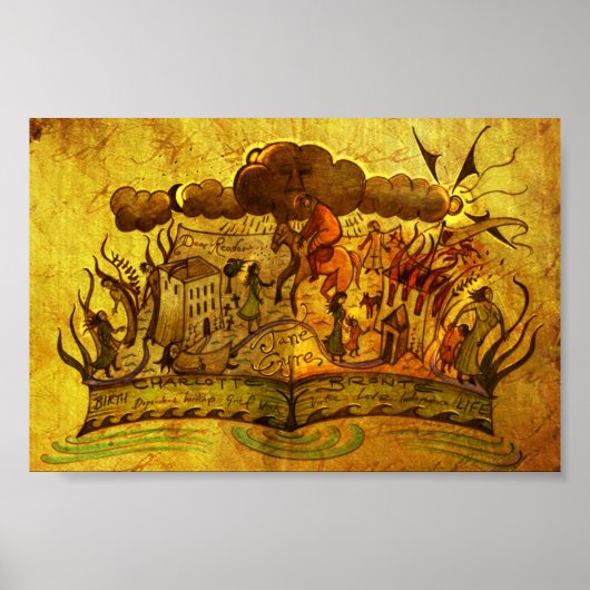 'Jane Eyre Book' POSTERオプション ポスター (正面)