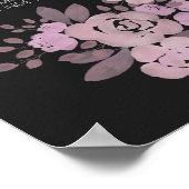 Jane Eyre - No Transit Blossom -バラon Black ポスター (角)