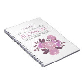 Jane Eyre - No Transit Blossom - Pink Roses ノートブック (右側)