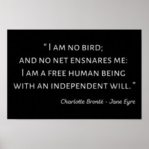 Jane Eyre Quote II - Classic Style ポスター