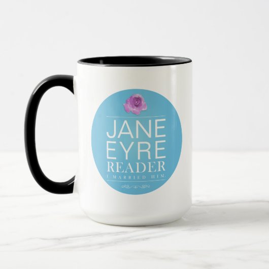 Jane Eyre - Reader I 結婚した Him -文字 マグカップ (左)