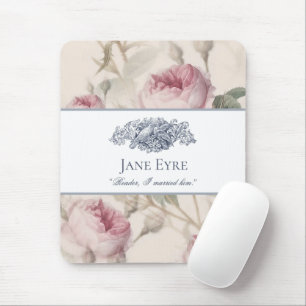 Jane Eyre - Reader I 結婚した His - Dovesフローラ マウスパッド