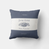 Jane Eyre - Reader I 結婚した His - Doves Dark Gray クッション (裏面)