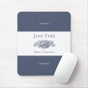 Jane Eyre - Reader I 結婚した His - Doves Dark Gray マウスパッド