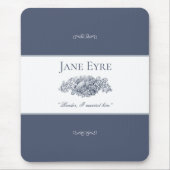 Jane Eyre - Reader I 結婚した His - Doves Dark Gray マウスパッド (正面)