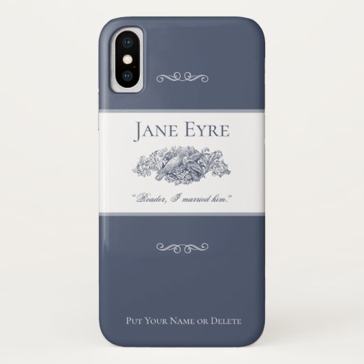 Jane Eyre - Reader I 結婚した His - Doves Dark Gray Case-Mate iPhoneケース (裏面)
