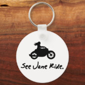 Jane Ride Keychainを参照 キーホルダー (正面)