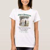 Jane & Rochester ソーンフィールド・ホール グリーン Tシャツ (正面)