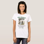 Jane & Rochester ソーンフィールド・ホール グリーン Tシャツ (正面フル)