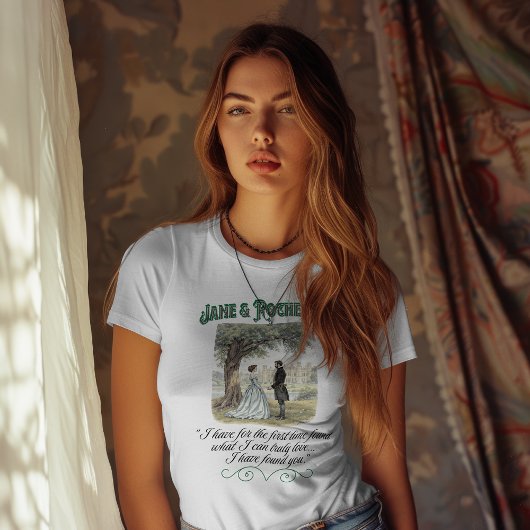Jane & Rochester ソーンフィールド・ホール グリーン Tシャツ