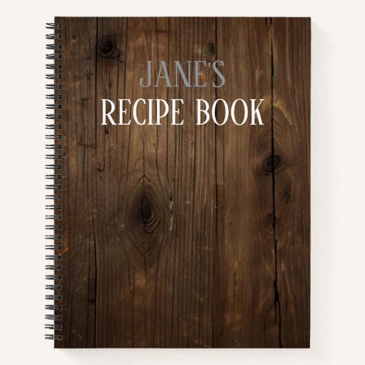 Jane’s Personalized Recipe Notebook ノートブック (正面)