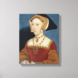 Jane Seymour - Hans Holbien the Young - 1536 キャンバスプリント