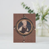 Jane Smallのミニチュアポートレート ポストカード (スタンド正面)