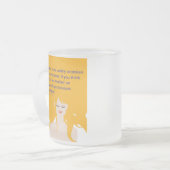 janeausten フロストグラスマグカップ (正面左)