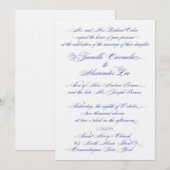 Janelleの結婚式招待状 招待状 (正面/裏面)