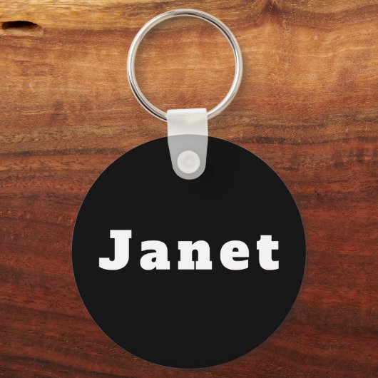 Janet キーホルダー (裏面)