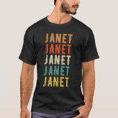 Janet Vintage Retro_13 Tシャツ (正面)