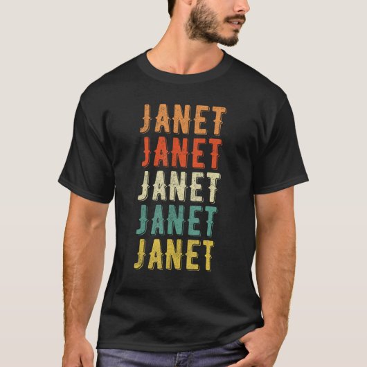 Janet Vintage Retro_13 Tシャツ (正面)
