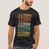 Janet Vintage Retro_2 Tシャツ (正面)