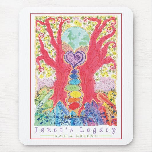 janetsの遺産ポスターマウスパッド マウスパッド (正面)