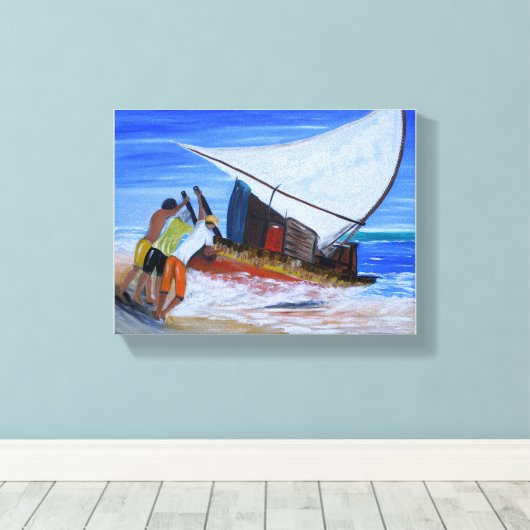 Jangadeiros キャンバスプリント (インサイチュ (ウッドフロア))