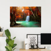 Jangle横 |カンチャナブリ，タイ ポスター (ホームオフィス)