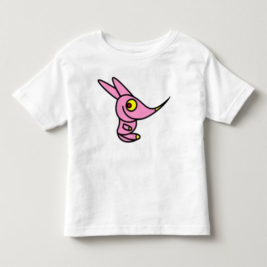 jango kidsの面白い犬のTシャツ トドラーTシャツ (正面)