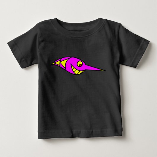 jango shirtsの面白いベビー服 ベビーTシャツ (正面)