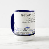 Janice E. Straitと示されるtowboat マグカップ (正面左)