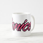 Janice faded pink Tasse Teetasse Kaffeetasse コーヒーマグカップ (正面右)