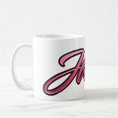 Janice faded pink Tasse Teetasse Kaffeetasse コーヒーマグカップ (左)