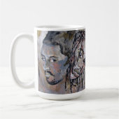 Janice Treece Senter著兄弟のマグ コーヒーマグカップ (左)