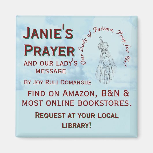 Janie's Prayer Promotional マグネット (正面)