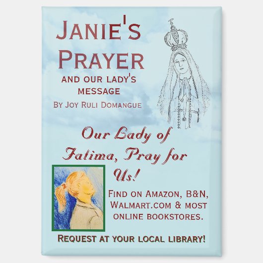 Janie's Prayer Promotional マグネット (正面)