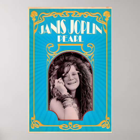 Janis Joplin, Pearl, Original Print Design ポスター (正面)