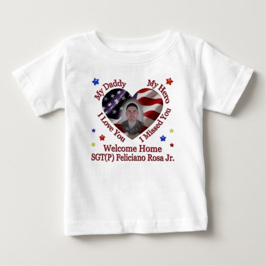 Janishaのカスタムなワイシャツ ベビーTシャツ (正面)