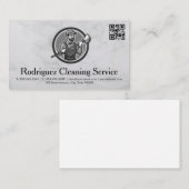 Janitor | Cleaning Servicemen 名刺 (正面/裏面)