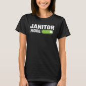 Janitor Fashion Janitor Profession Work Tシャツ (正面)