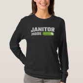 Janitor Fashion Janitor Profession Work Tシャツ (正面)