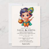 janmashtami Wedding 招待状 (正面)