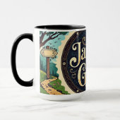 Jannah is the Goal to Paradise | Vibrant Islam Mug マグカップ (左)